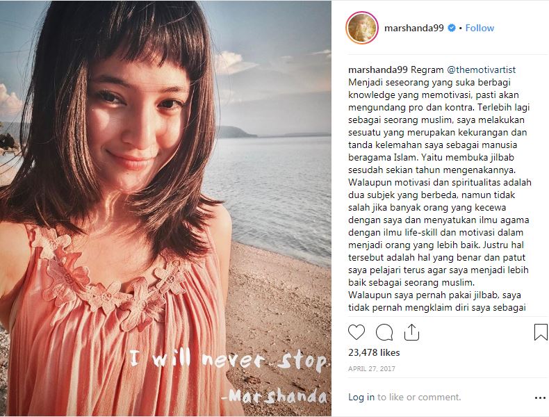 7 Kisah artis yang lepas hijab, terbaru Salmafina