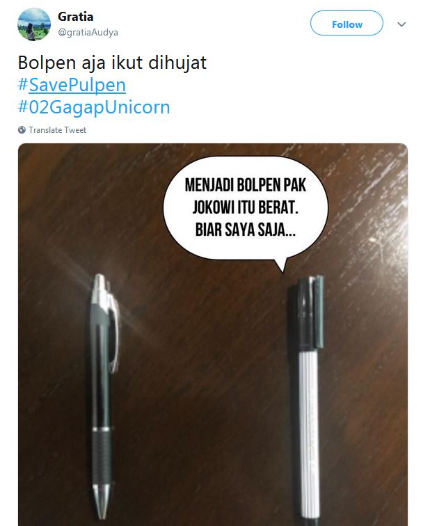 6 Meme lucu pulpen Jokowi ini bikin nyengir, ada model unicorn