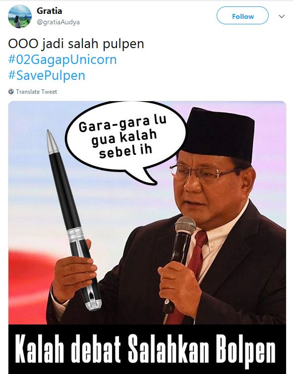 6 Meme lucu pulpen Jokowi ini bikin nyengir, ada model unicorn