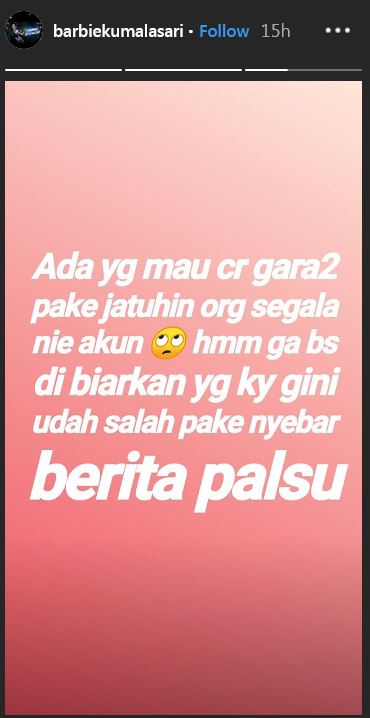  Barbie Kumalasari disebut kenakan tas mewah palsu, ini responsnya