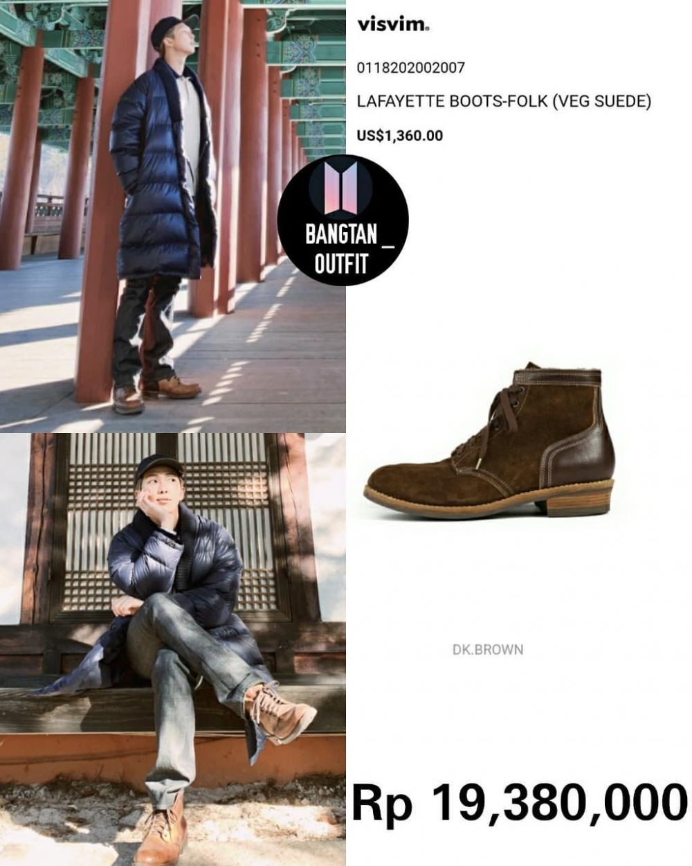 11 Outfit kece RM BTS ini harganya ada yang setara satu mobil