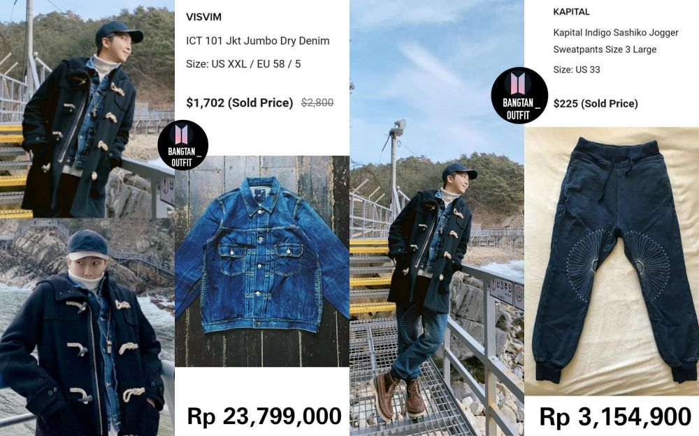 11 Outfit kece RM BTS ini harganya ada yang setara satu mobil