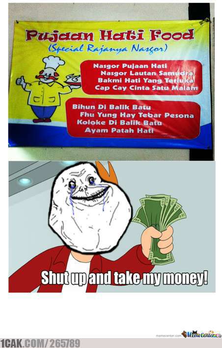 14 Menu warung ini absurd banget, bikin pembeli tepuk jidat