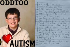 Puisi 'aku aneh' anak autis ini bikin tak kuasa menahan air mata