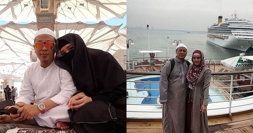 9 Momen mesra Bebi Silvana dan Opick liburan setelah menikah