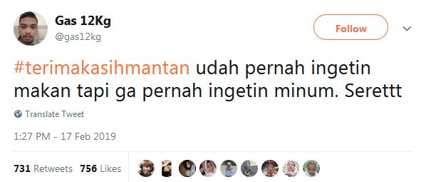 10 Cuitan lucu 'terima kasih mantan' ini bikin cepet move on