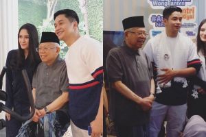 8 Momen Adly Fayruz-Angbeen bertemu Ma'ruf Amin, temani olahraga