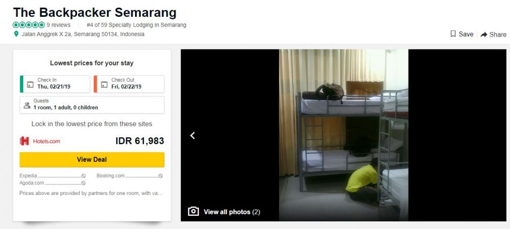 14 Penginapan murah di Semarang di bawah Rp 100 ribu
