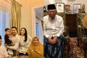 Kunjungi Ma'ruf Amin, Raffi Ahmad & Nagita dapat nasihat bijak