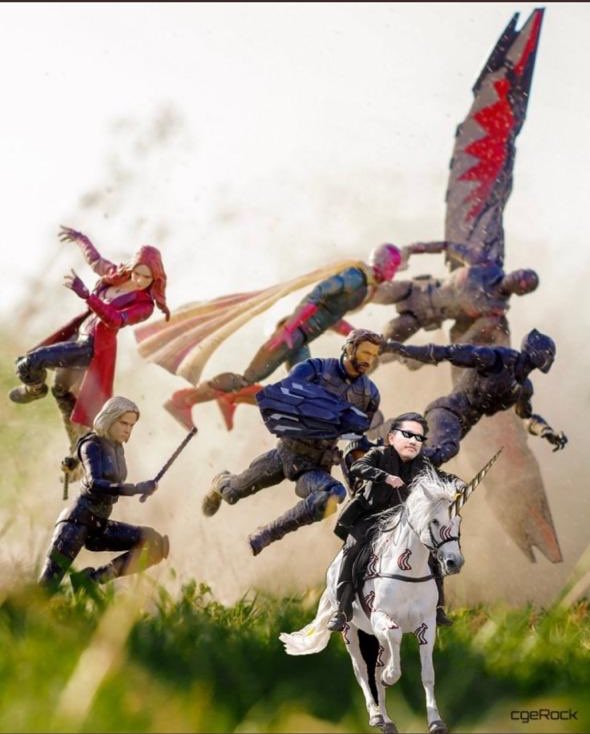 10 Foto editan lucu Kaesang naik unicorn ini bikin cengar-cengir