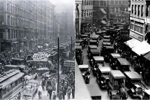 12 Potret langka jalanan macet abad ke-19 di berbagai negara