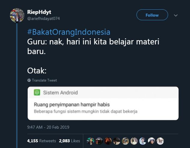 10 Cuitan lucu bakat orang Indonesia ini bikin ketawa lepas
