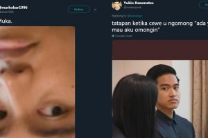 10 Ekspresi lucu Kaesang saat ikut Jokowi jenguk Ani Yudhoyono