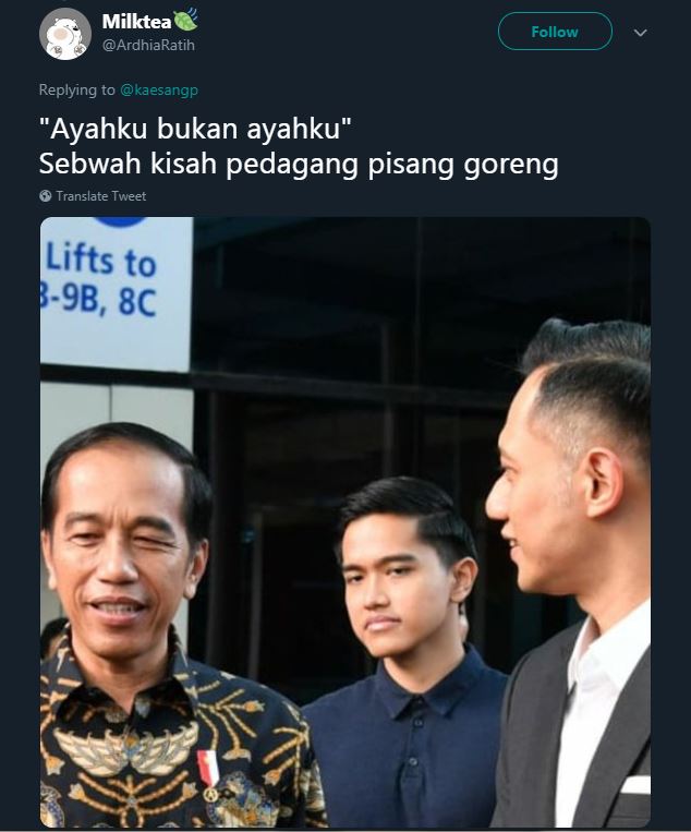 10 Ekspresi lucu Kaesang saat ikut Jokowi jenguk Ani Yudhoyono