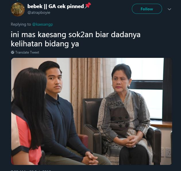 10 Ekspresi lucu Kaesang saat ikut Jokowi jenguk Ani Yudhoyono