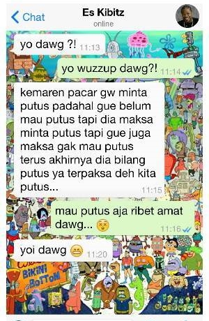 12 Obrolan lucu lagi putus cinta ini bikin meringis