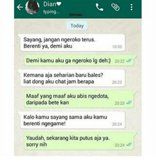 12 Obrolan lucu lagi putus cinta ini bikin meringis
