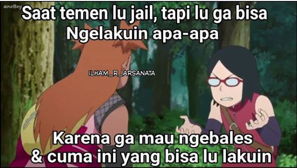 10 Meme lucu Boruto Naruto Next Generation ini bikin senyum tipis