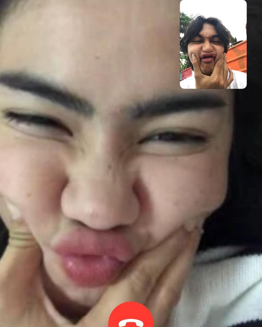 10 Pose kocak Caesar Hito & Felicya, jadi gagal romantis deh