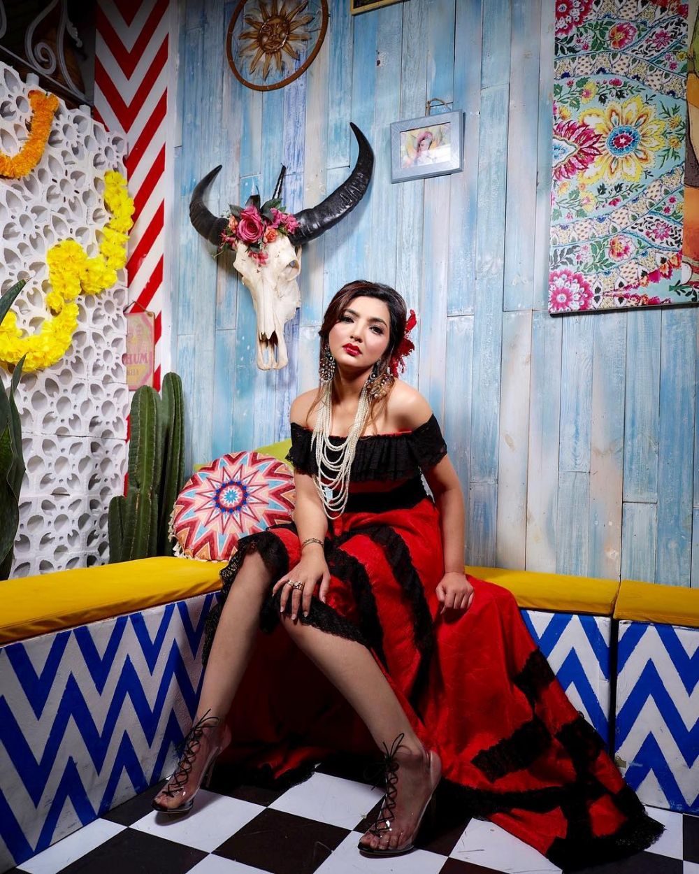 8 Pesona Ashanty pemotretan bertema Meksiko, bikin susah kedip