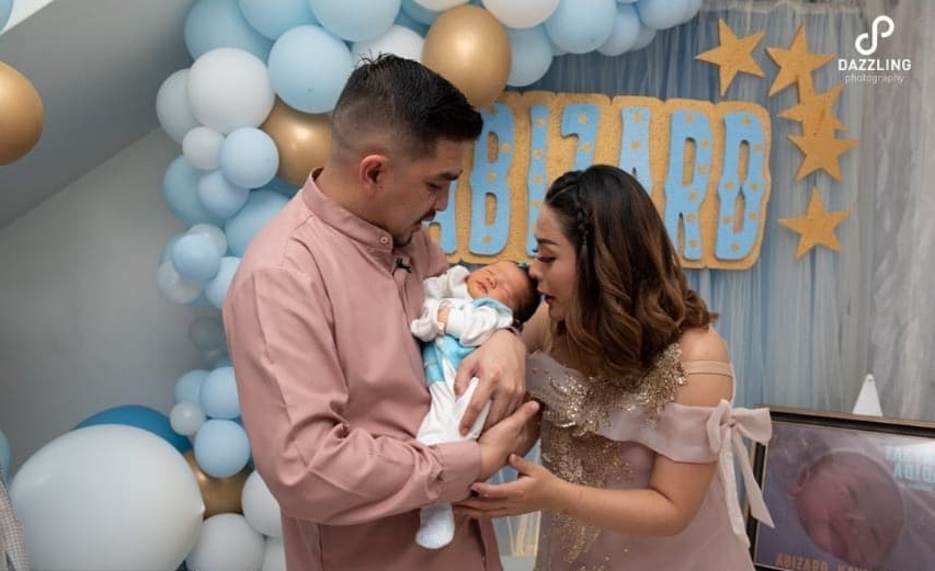 10 Momen akikah putra Selvi Kitty, serba biru & penuh balon