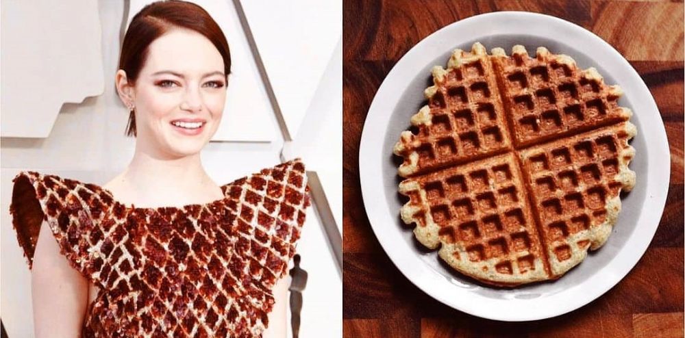 9 Cocoklogi busana Emma Stone di Oscar 2019, ada mirip salak
