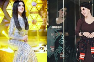 Ini penampakan gaun pengantin akad yang diduga akan dipakai Syahrini