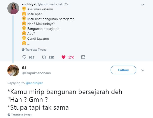 8 Gombalan lucu ini malah bikin gagal romatis