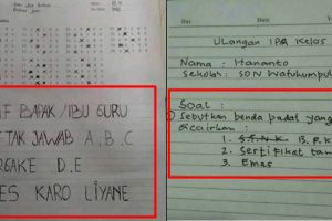 10 Jawaban lucu siswa di lembar jawab ini bikin mikir keras