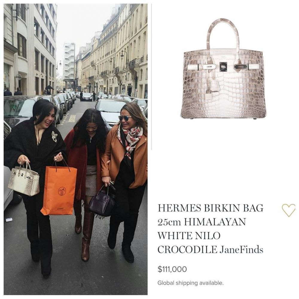 15 Koleksi tas Hermes milik Syahrini ini harganya di atas Rp 1 M
