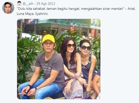 8 Cuitan hubungan Luna, Syahrini dan Reino Barack ini keterlaluan