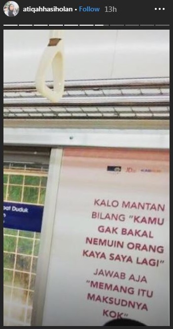 6 Tulisan soal mantan di KRL ini bikin baper yang baru putus