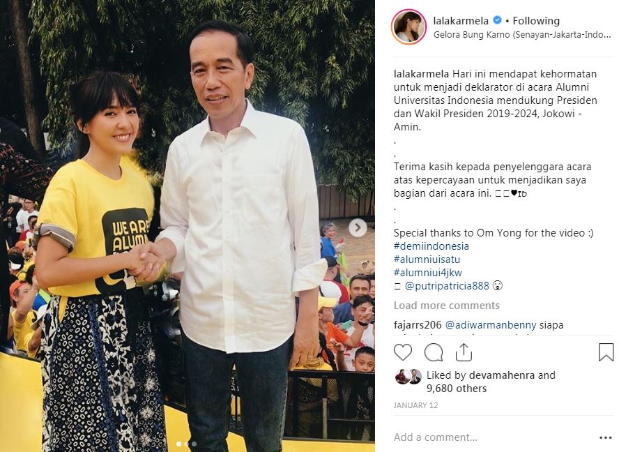 Meski nggak nyaleg, 8 seleb ini terang-terangan pilih Jokowi