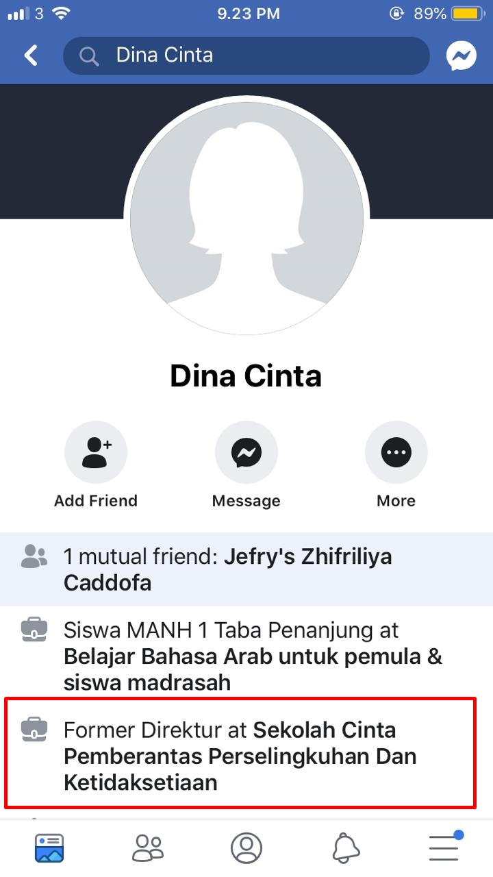 15 Akun Facebook ini nama profesi & sekolahnya absurd abis