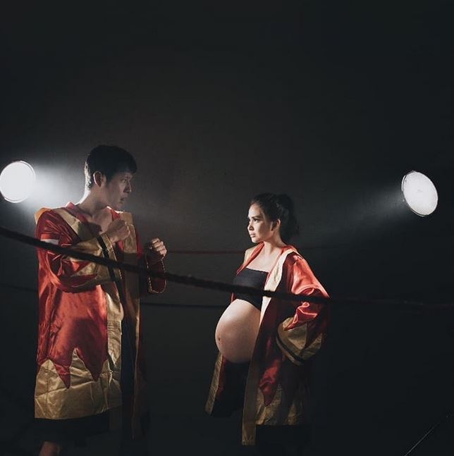 10 Potret maternity anak kedua Putri Titian, bertema petinju