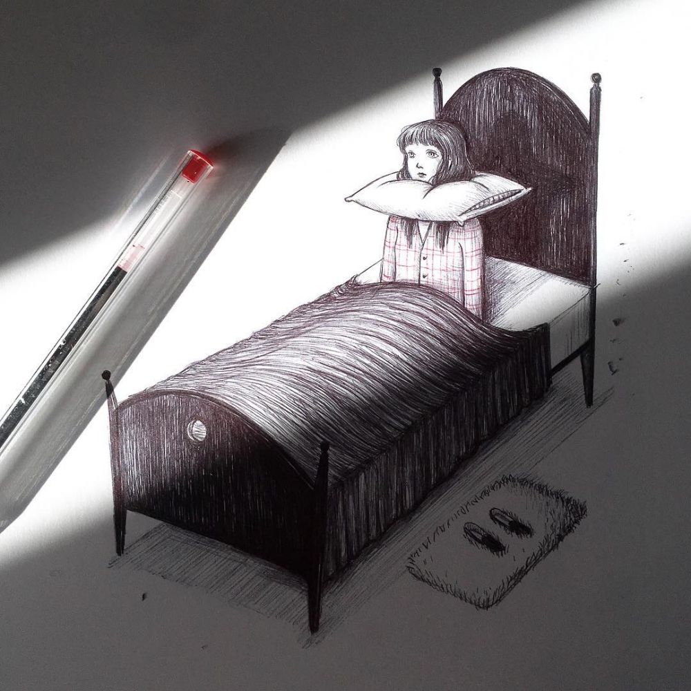10 Ilustrasi ini gambarkan perasaan setiap orang saat di kasur