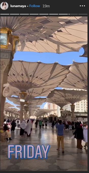 5 Postingan Luna Maya saat tunaikan ibadah umrah