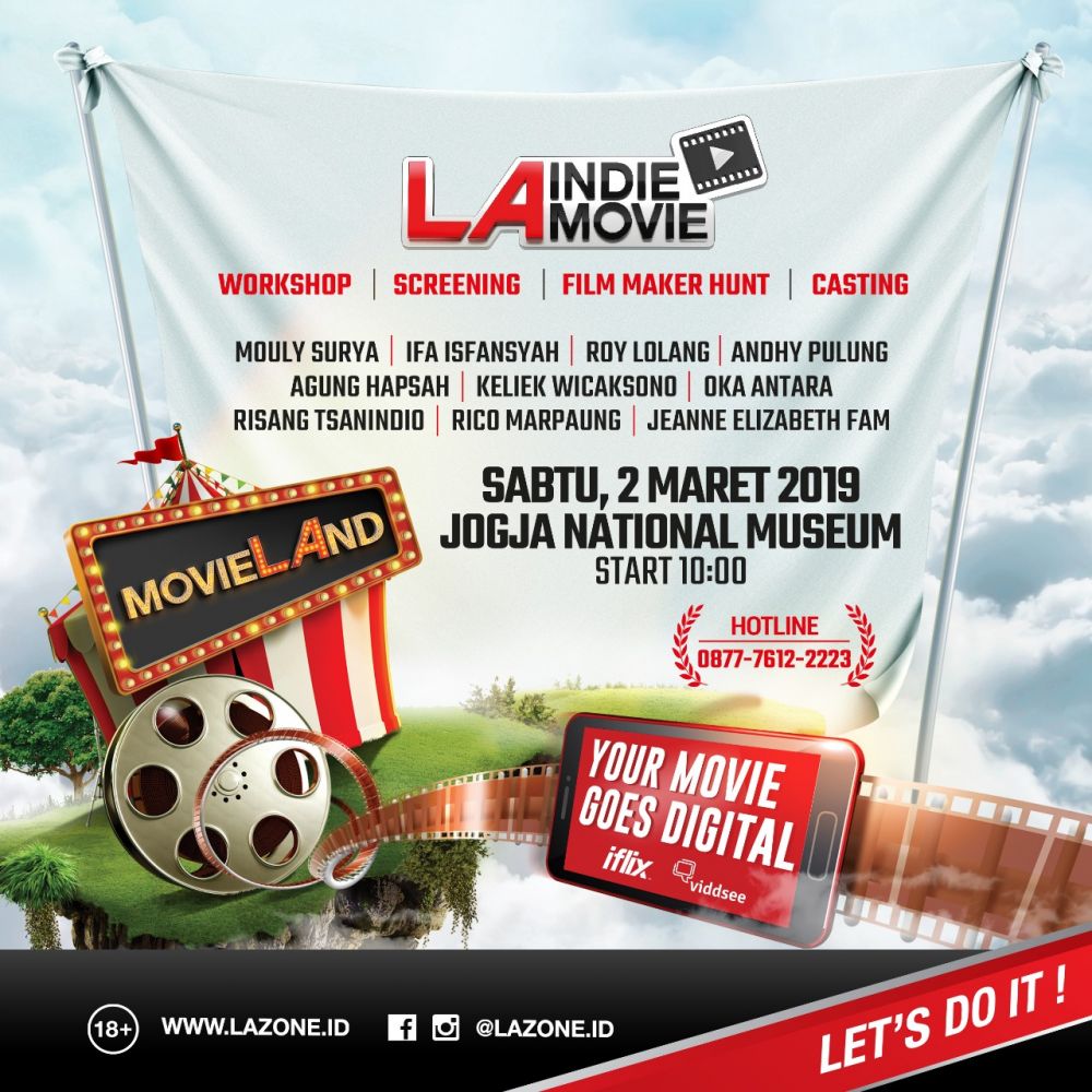 LA Movie Land 2019 siap menyapamu Maret ini, gaet Angga Dwimas lho