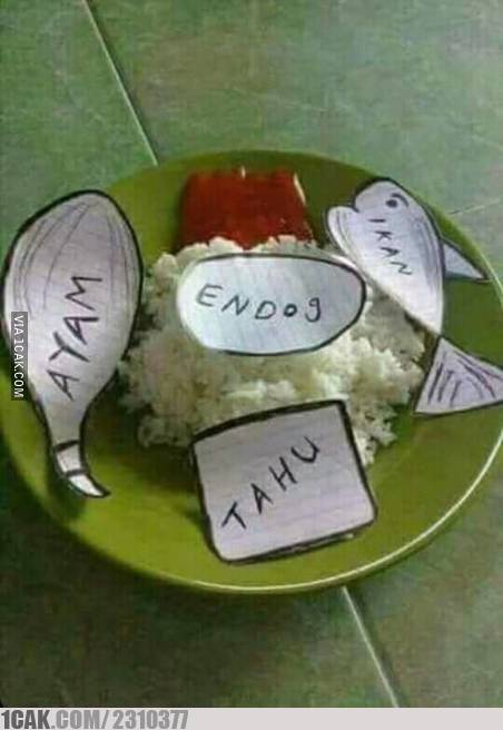 12 Foto lucu kreasi makanan di tanggal tua ini kocak