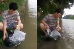 Sebar ikan 300 kilogram di Kalimalang, alasan pria ini bikin salut