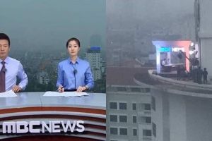 Nggak pakai green screen, stasiun TV ini siaran dari atas gedung