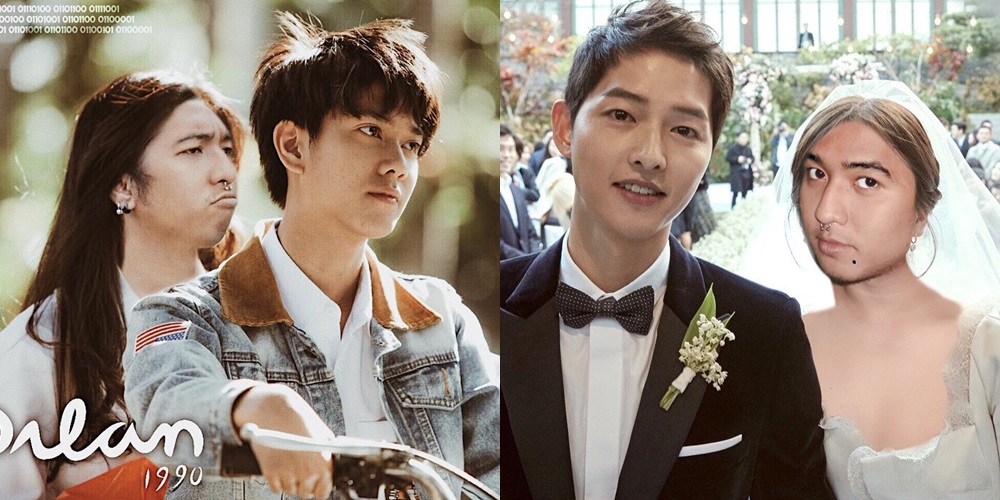 14 Foto editan Ojmo ini kocak, wajahnya gantikan paras ayu artis