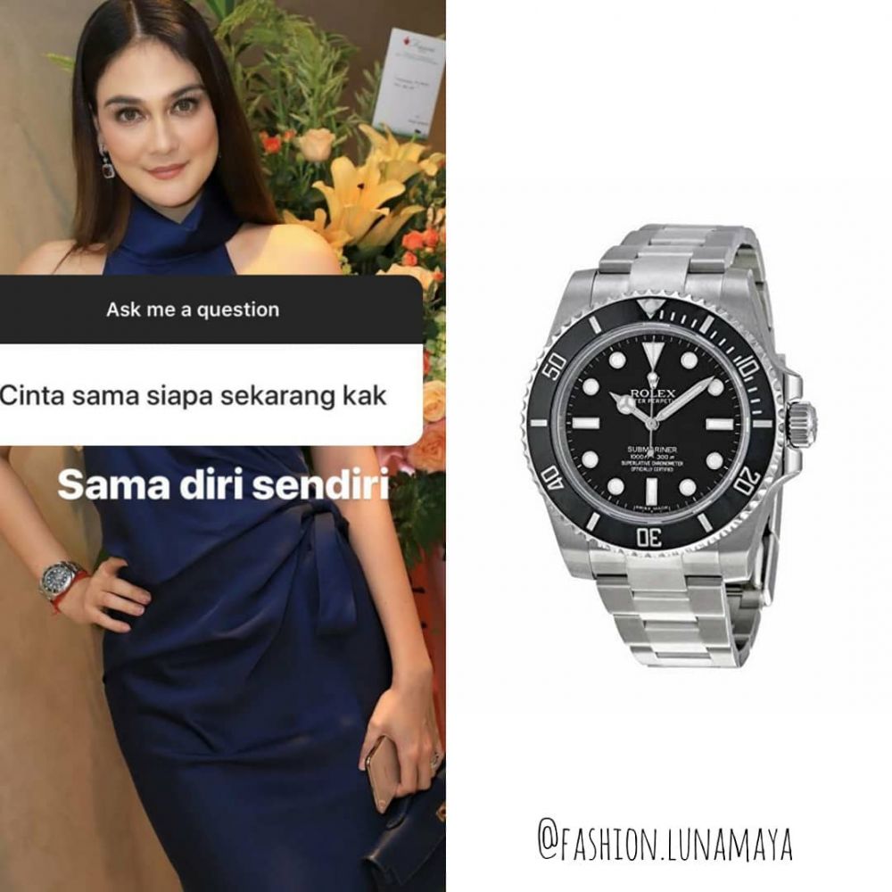 9 Koleksi jam tangan Luna Maya, ada yang bertabur berlian