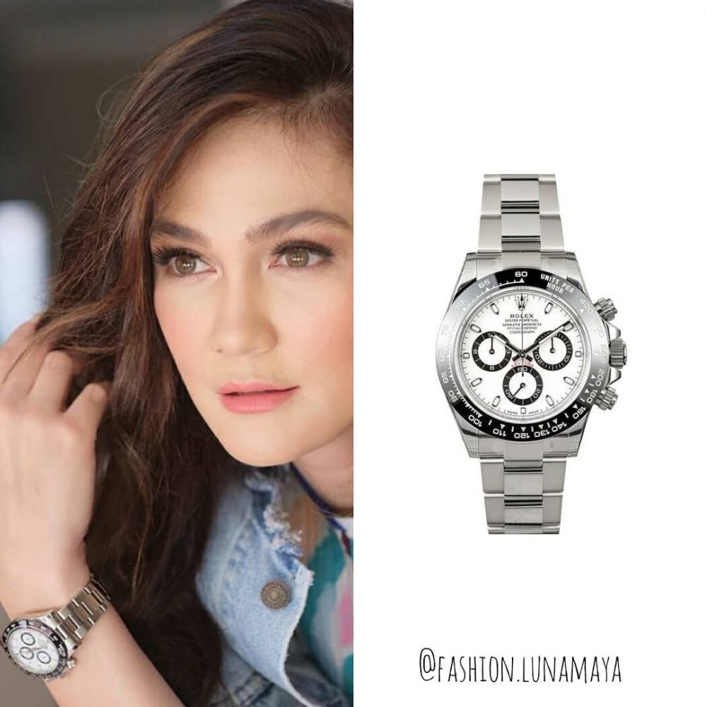 9 Koleksi jam tangan Luna Maya, ada yang bertabur berlian