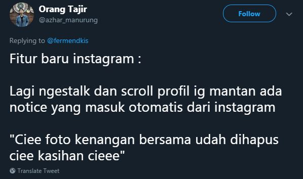 10 Cuitan lucu 'fitur baru Instagram' ini bikin tersenyum kecut