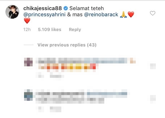 Ucapan 16 seleb buat pernikahan Syahrini-Reino, ada Paris Hilton