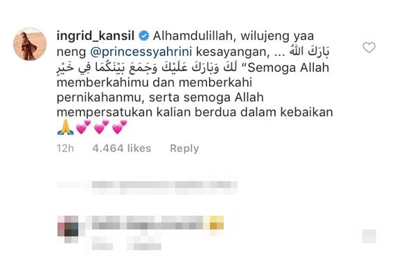 Ucapan 16 seleb buat pernikahan Syahrini-Reino, ada Paris Hilton