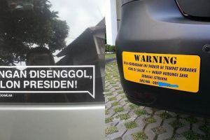 12 Stiker lucu di mobil pribadi ini bikin tepuk jidat