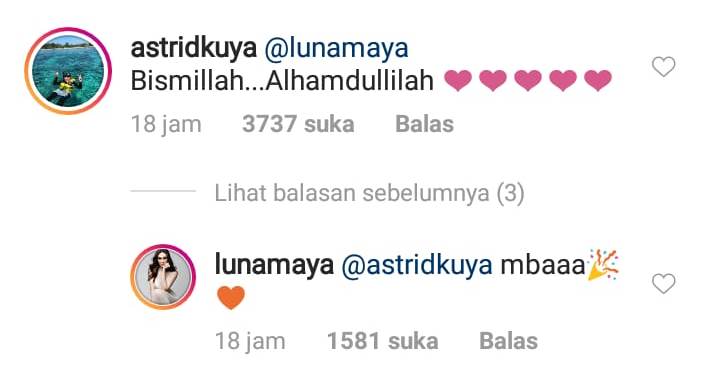 Ucapan selamat 15 seleb untuk Luna Maya usai umrah, penuh doa