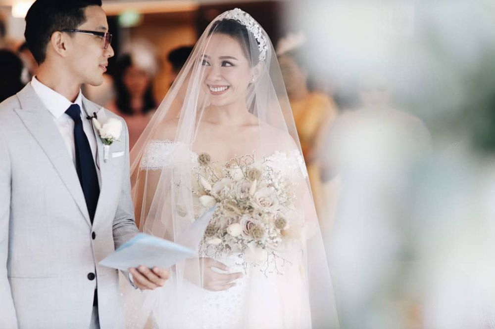 14 Momen pernikahan Yuanita Christiani di kapal pesiar, penuh haru